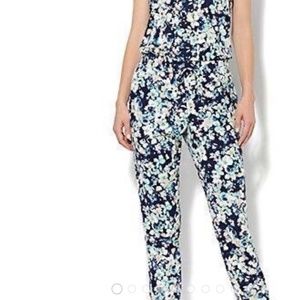 Eva Mendes Floral Jumpsuit